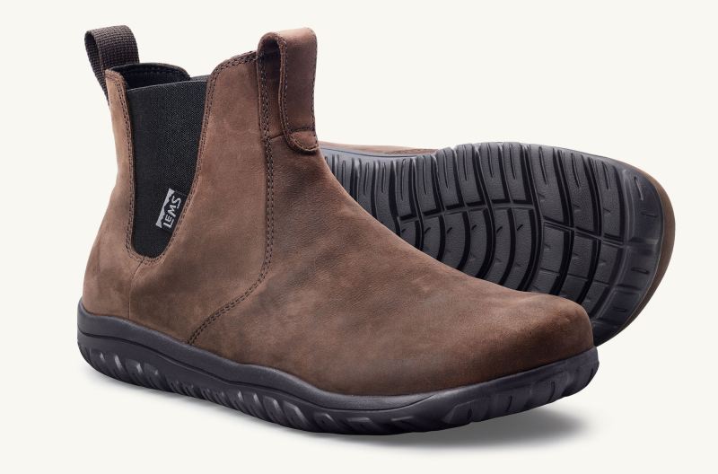 LEMS SHOES | MEN'S CHELSEA BOOT WATERPROOF-Espresso