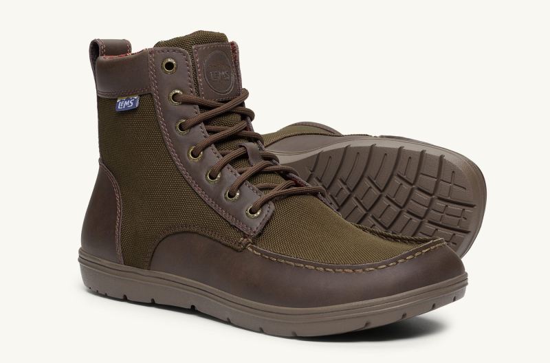 LEMS SHOES | MEN'S BOULDER BOOT NYLON-Timber